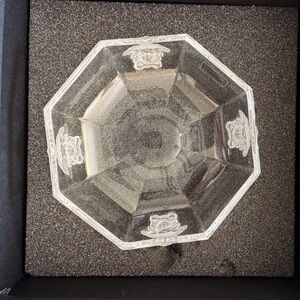 Vintage Versace 5” candy dish or candle holder